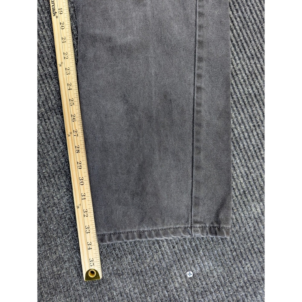 Levi's 550 Relaxed Fit Jeans Mens 36x36 Gray Denim Cotton Mid Rise Straight Leg - Picture 14 of 16